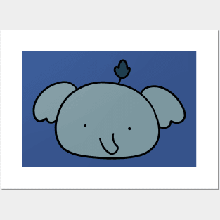 Elephant Blob Posters and Art